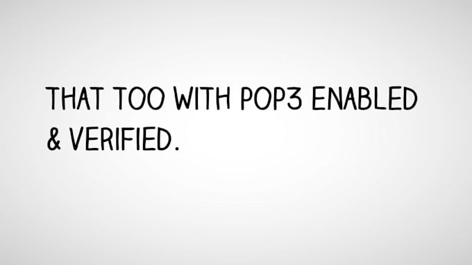 create 500 verified POP3 Enabled hotmail accounts