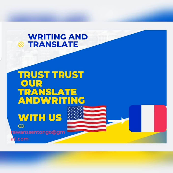 Translate english to french by Ssentongorawan | Fiverr