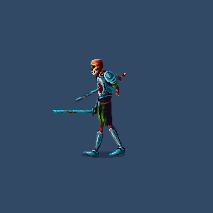 create a pixel art character for you
