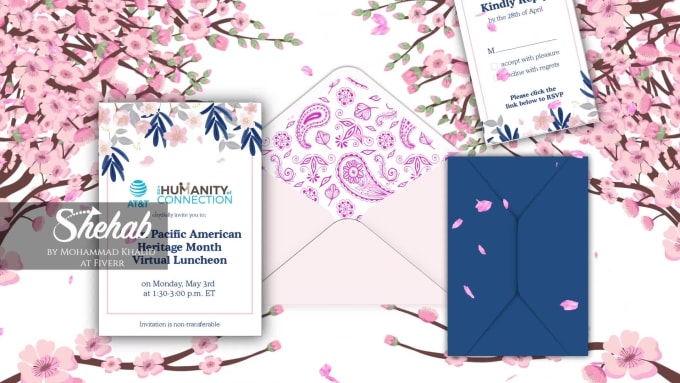Create invitation animation of envelope, rsvp, and card by Khalidshehab | Fiverr Create invitation animation of envelope, rsvp, and card by Khalidshehab | Fiverr