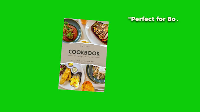 create 3d book rotation video for book trailer and promotion