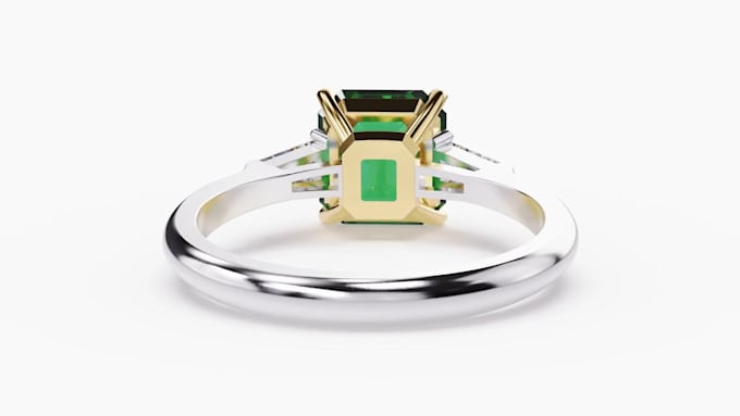 design custom jewelry in rhino and matrixgold with 4k render and turntable