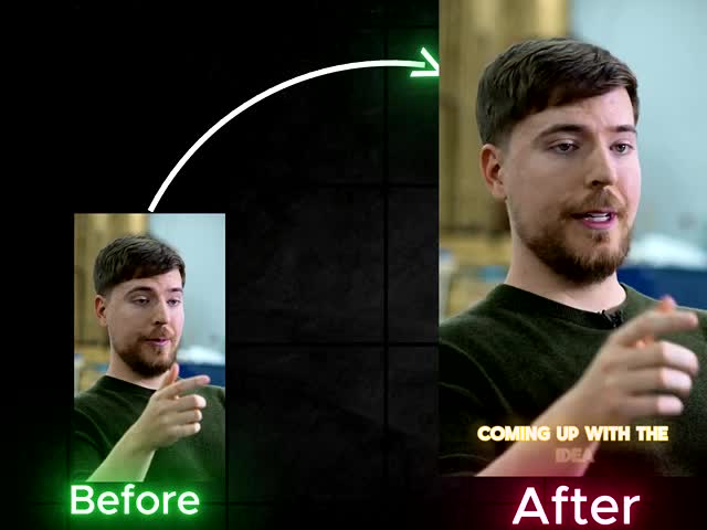 professional vidéo editing short