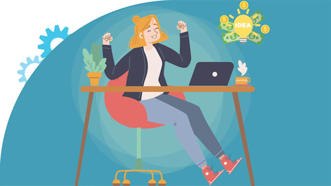 create 2d animated explainer video or sale videos