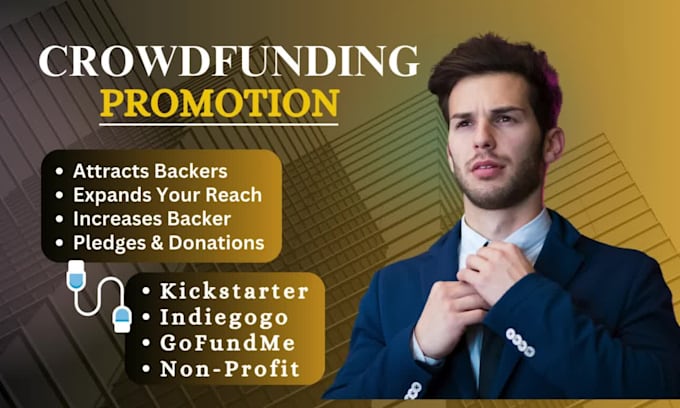 advertise gofundme kickstarter indiegogo non profit fundraising crowdfunding