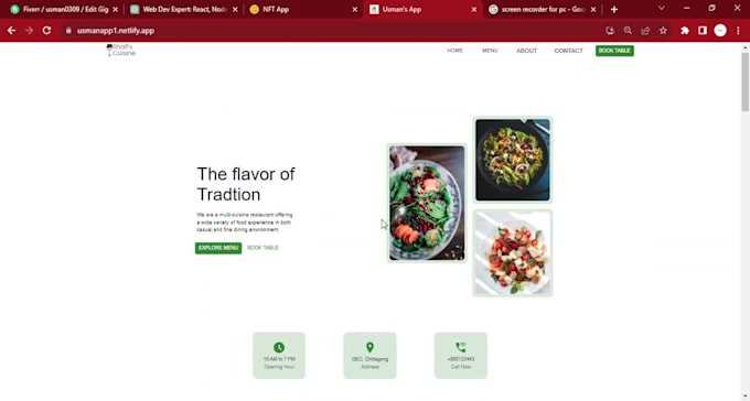 create responsive mern stack website