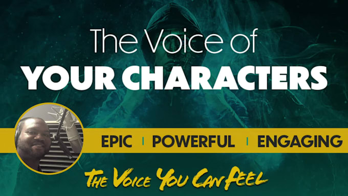 record an epic character voice