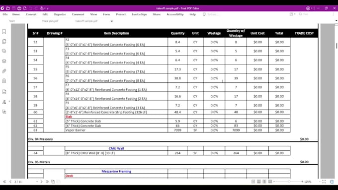 be your personal dedicated estimator, qs, and boq engineer