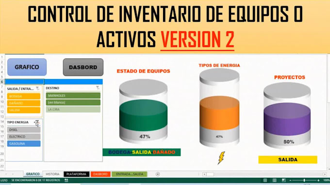 Design of dynamic templates in advanced excel by Manejodeexcel | Fiverr
