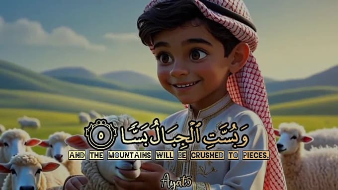 do quranic recitation and reels editing