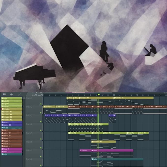 compose a classical piece for piano, ensemble or orchestra