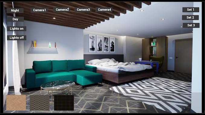 create interactive real estate tours and applications