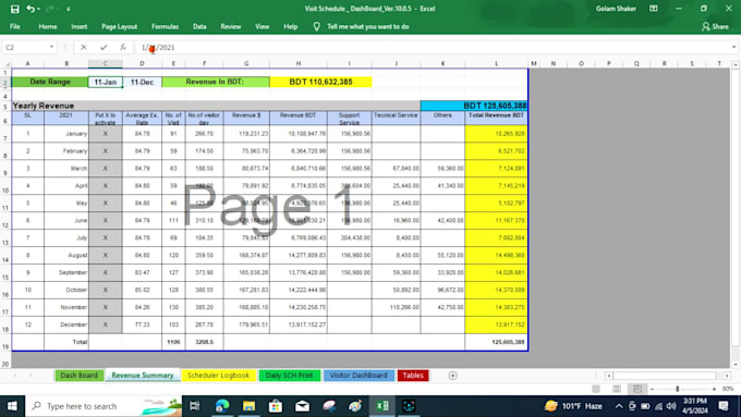 Do excel data entry, graph, auto process, pivot tables, dashboard ...