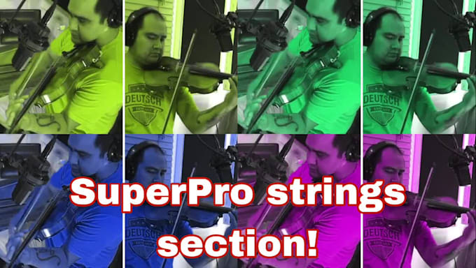 record or arrange super pro violin or strings section