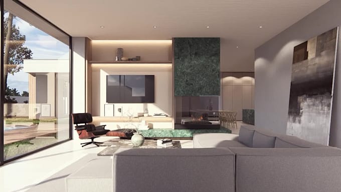 do 3d architecture render and design