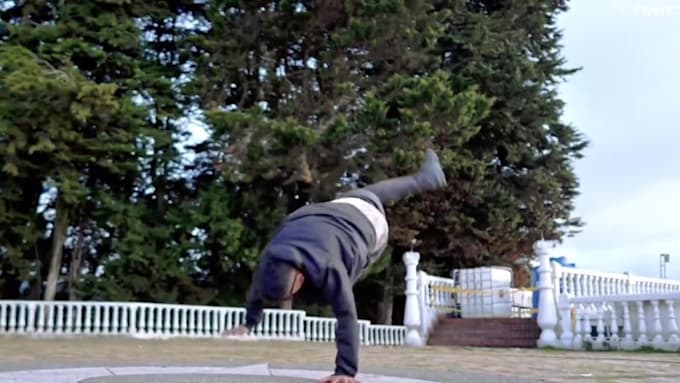 create a powerful breakdance video to promote your music