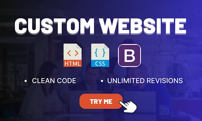 create stunning responsive websites using HTML, CSS, js, and bootstrap