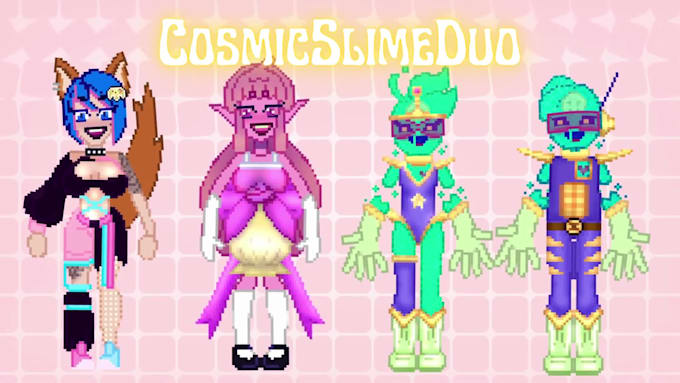 draw and rig pixel live2d model