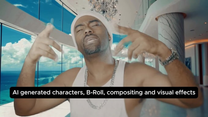 rap and shoot a music video