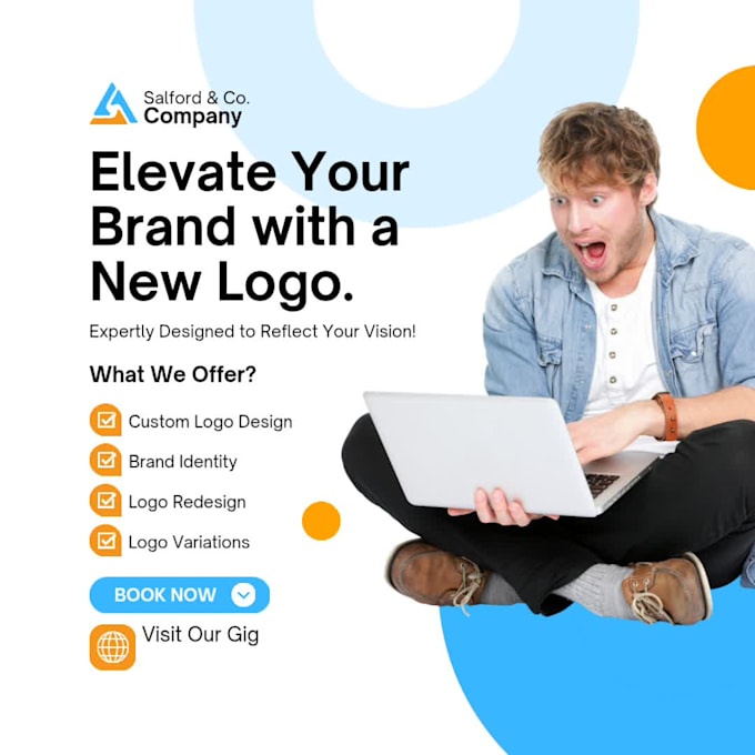 design professional creative logo and youtube thumbnails