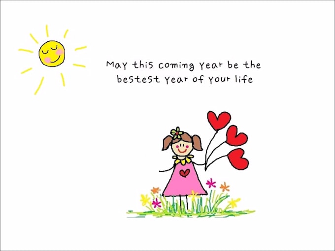 make short cute videos with still stick figured doodling