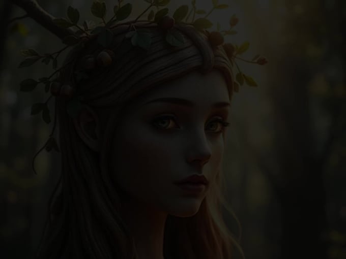 create a professional digital character illustration