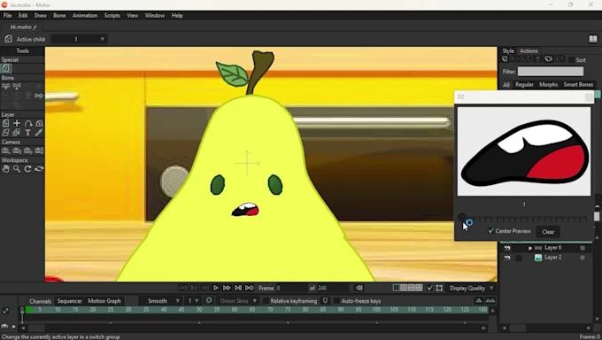 Bcnblt: I will make a mouth collection for moho pro for $15 on