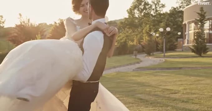 professionally edit a wedding video