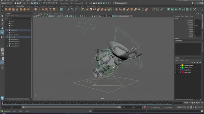 rig3d model port to animaze,3d animation in maya vrm unreal rig,ik fk controls