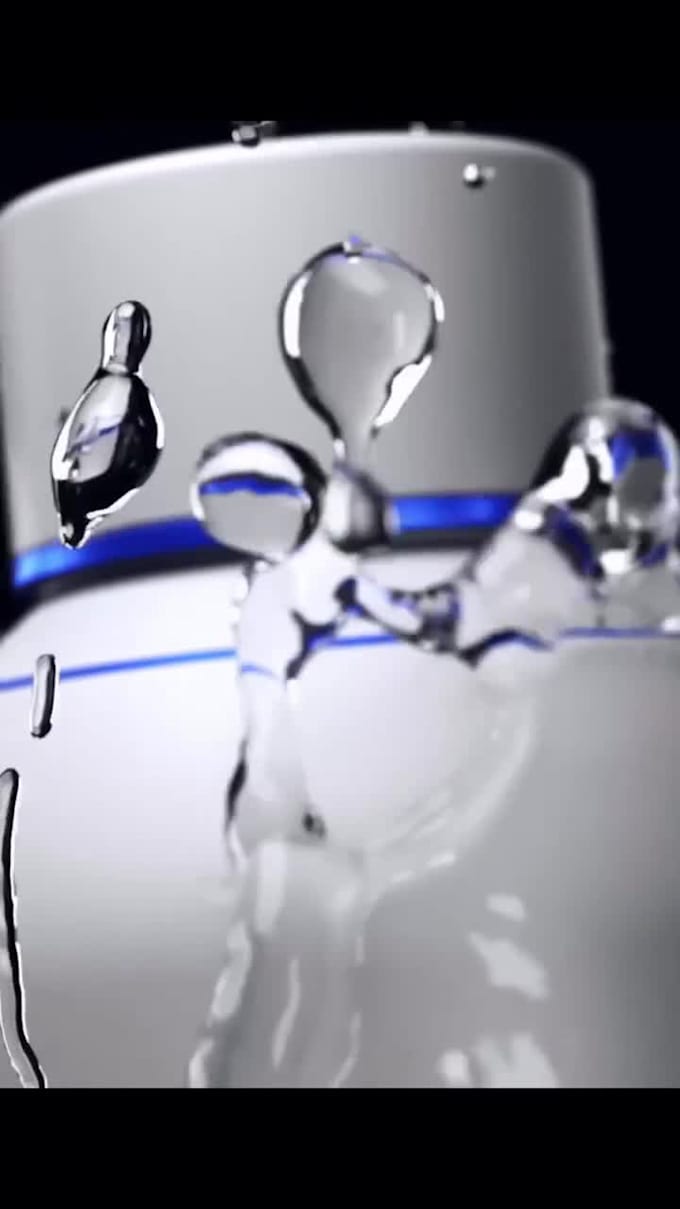 do 3d fluid water and product simulation 3d liquid simulation water splash vfx