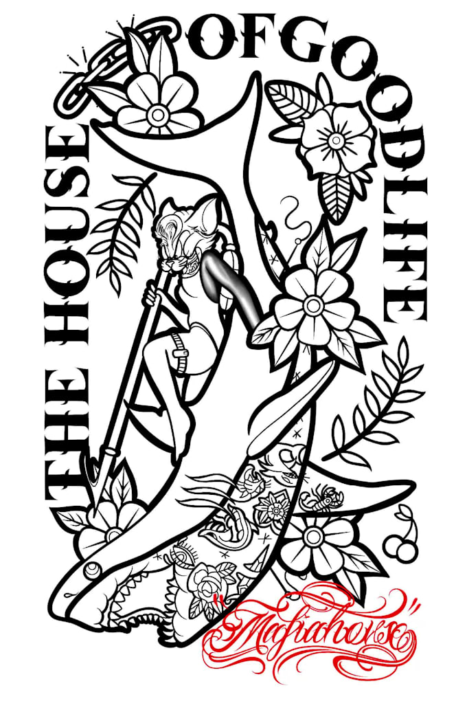 create tattoo design for tshirt and etc