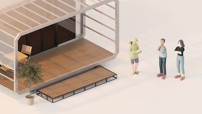 create 3d isometric animated explainer video for your brand or product