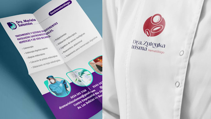 design a professional personal brand for doctors