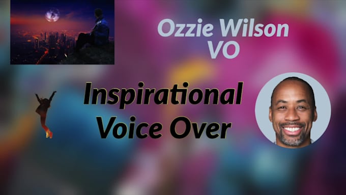 record an inspirational voice over