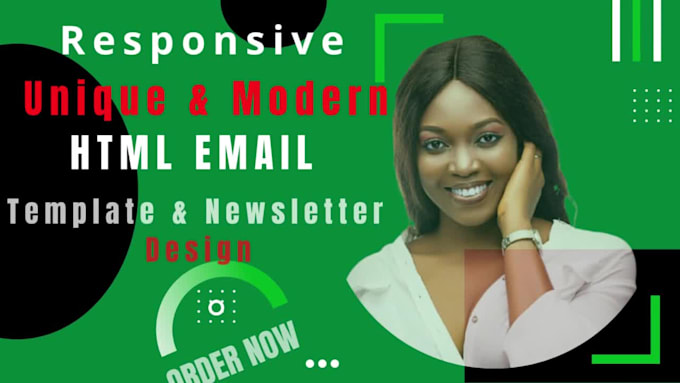 Design responsive html email campaign template, newsletters for email ...