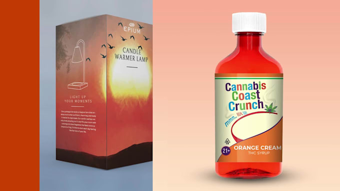design custom packaging and label design for your product