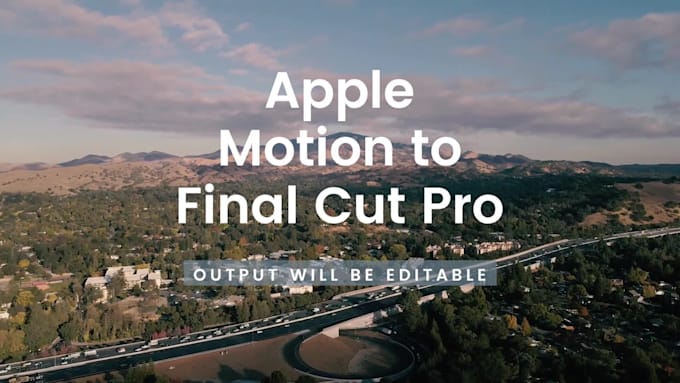 do apple motion any work
