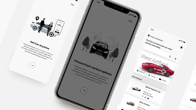 Do mobile app ui design in figma by Sabbirs99 | Fiverr