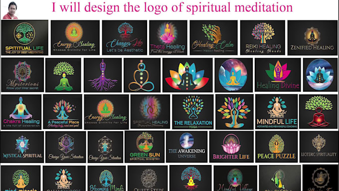 design the logo of spiritual meditation