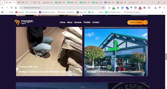 build a modern full stack web application using laravel and vuejs