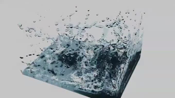Water Simulation Object Deliver stunning 3d water and fluid simulation for product animation by ...