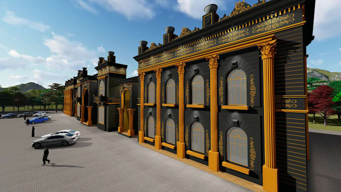 provide professional architectural 3d modelling services