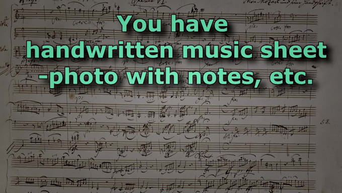 engrave your music sheet into  sibelius or finale