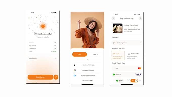 Design modern ecommerce shopping app ui ux for ios android by Asif4696 ...