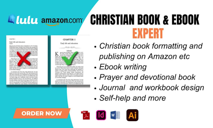 design, format christian book, daily devotion, bookcover, journal, lead magnet