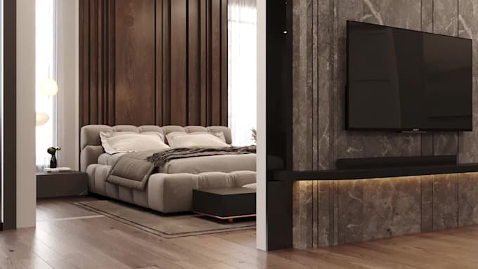 do 3d interior design, 3d render interior and interior design 3d visualization