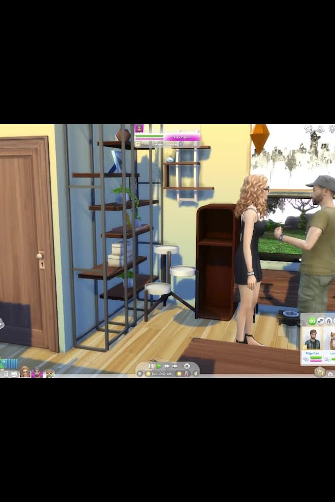 create a custom sim for you in the sims 4