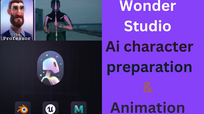 do 3d character rigging in wonder studio
