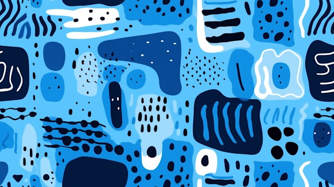 make abstract geometric seamless pattern design