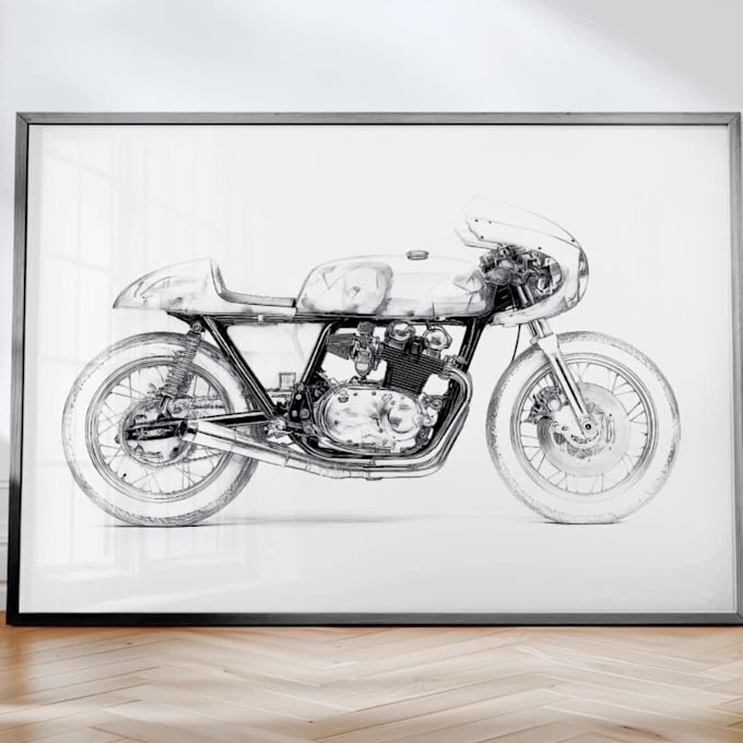 tailor make stunning automotive art for you to sell
